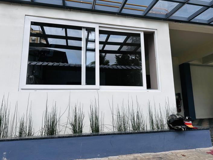 upvc office door installation